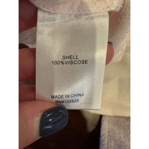 L'Academie Skirt Women XS Primrose Pink Satin Floral The Elsa Button Mini Slip - Picture 8 of 9